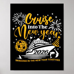 Poster Naviguer dans la nouvelle année 2026 en apportant