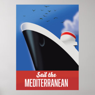 Poster Naviguer sur la Méditerranée