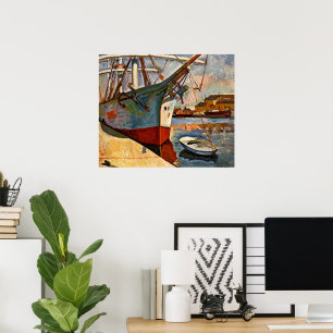 Poster Navire au Havre, Georges Braque,