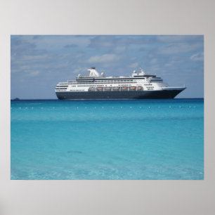 Poster navire de croisière