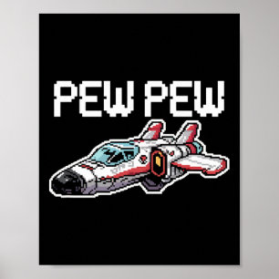Poster Navire de jeu vidéo rétro Arcade Drôle Nostalgie J