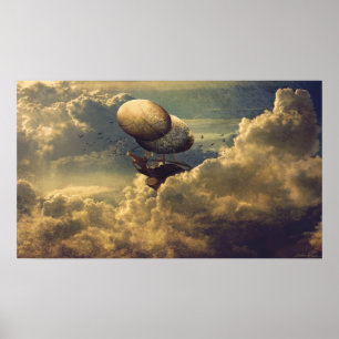 Poster Navire Sky