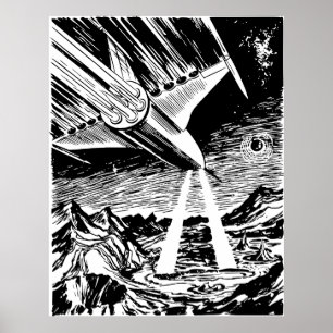 Poster Navire spatial