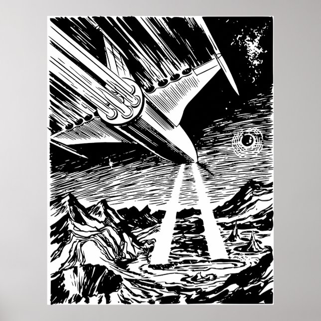 Poster Navire spatial (Devant)