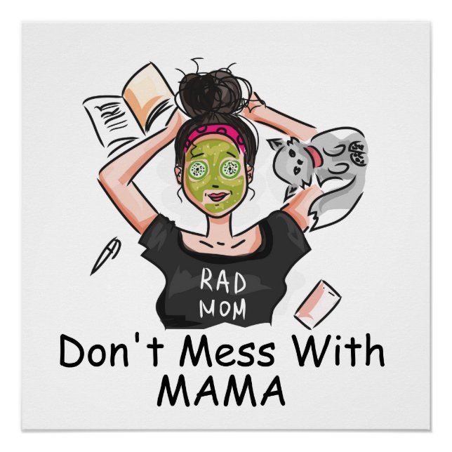 Poster N'ayez pas de mal avec maman (Devant)