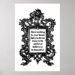 Poster N'ayez rien dans votre Chambre par William Morris