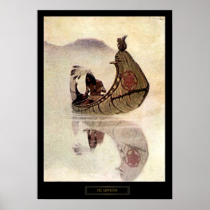 Poster NC Wyeth Peinture historique Hiawatha