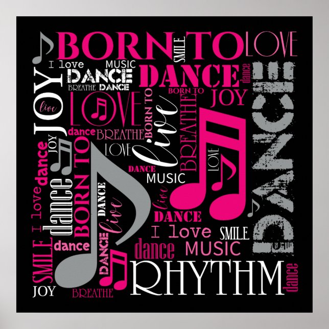 Poster Né à Dance Pink ID277 (Devant)