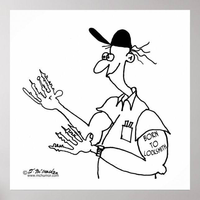 Poster Né à Locksmith (Devant)