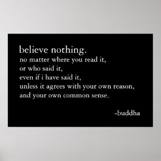 Poster Ne croyez rien
