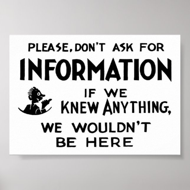 Poster Ne demande pas... (Devant)