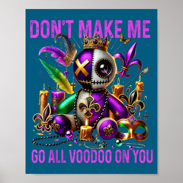 Poster Ne deviens pas tout noir de vaudou (Devant)