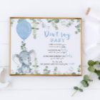 Ne dis pas signe bébé, bleu éléphant ballons garço