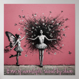 Poster Né du clair de lune, soulevé par le chaos.