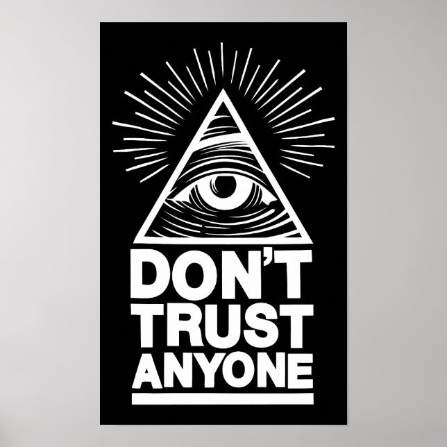 Poster Ne faites confiance à personne (Devant)