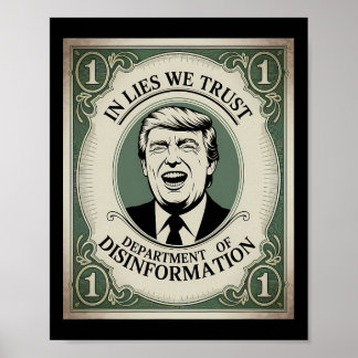 Poster « ne faites confiance à personne » - Parodie de Tr