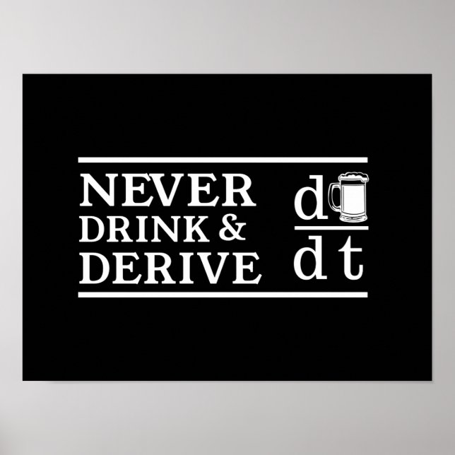 Poster Ne jamais boire et boire (Devant)