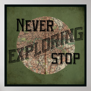 Poster Ne jamais cesser d'explorer l'affiche