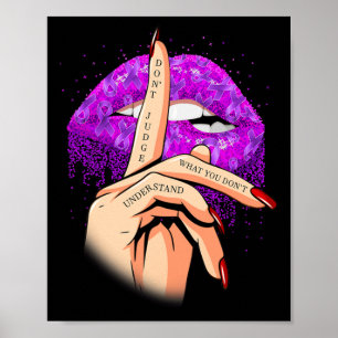 Poster Ne jugez pas ce que vous ne comprenez pas Fibromya