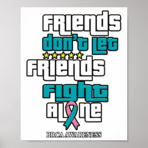 Poster Ne laissez pas les amis sensibiliser