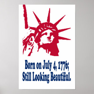 Poster Né le Juillet 4, 1776 Imprimer