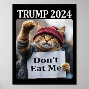 Poster Ne Mangez Pas De Chats Pour Trump 2024
