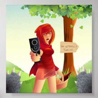 Poster Ne manquez pas avec le rouge