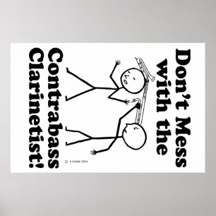Poster Ne manquez pas le clarinettiste de la contrebande