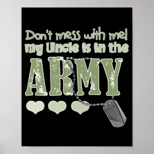 Poster Ne Me Cherchez Pas Des Ennuis Mon Oncle Est Dans L