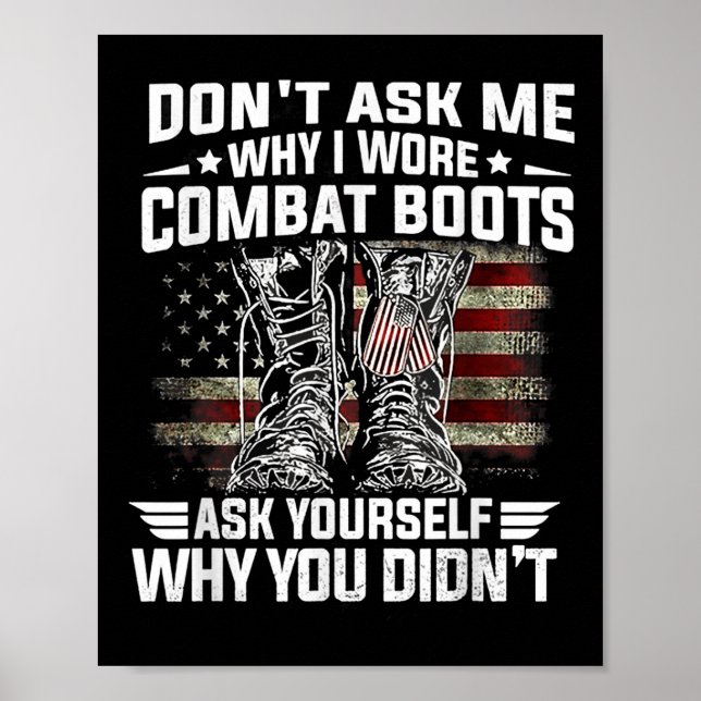 Poster Ne Me Demandez Pas Pourquoi Je Porte Des Bottes De (Devant)