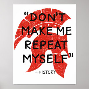 Poster Ne me fais pas me répéter. Histoire