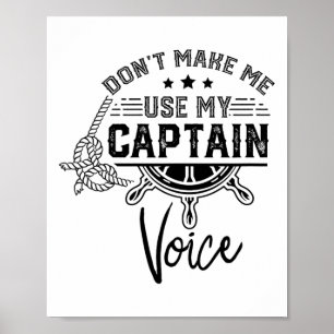 Poster Ne me forcez pas à utiliser ma voix de capitaine S