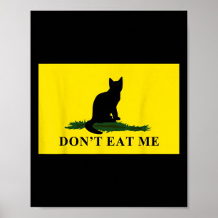 Poster Ne me mangez pas de chats pour Trump 2024
