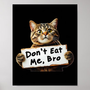 Poster Ne me mangez pas de chats pour Trump 2024 Trum Won