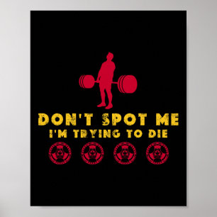 Poster Ne me repérez pas2 J'essaie de mourir en musculati