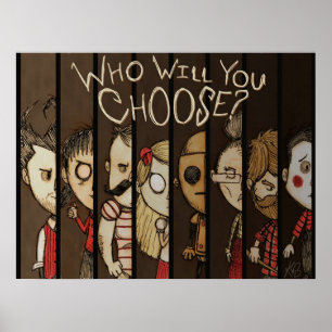 Poster Ne pas affamer qui choisirez-vous ?