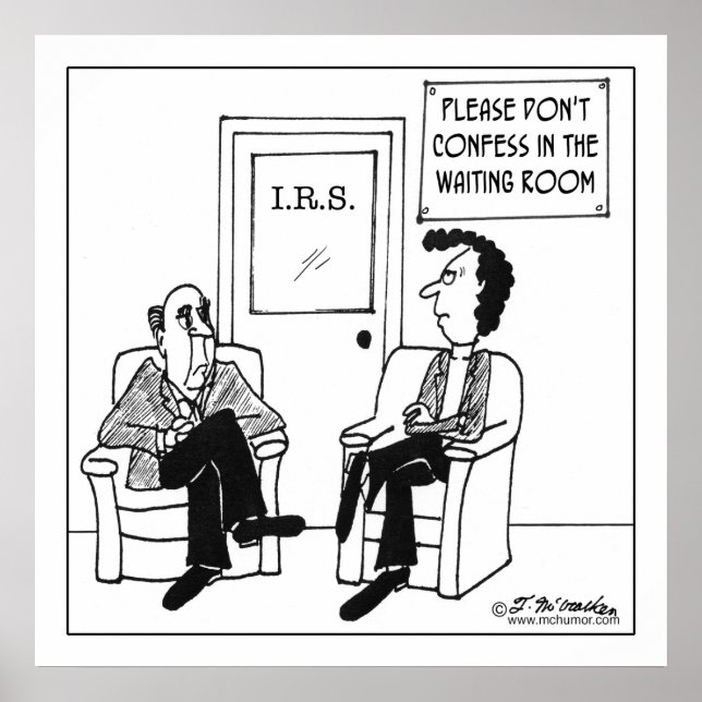 Poster Ne pas avouer dans la salle d’attente (Devant)