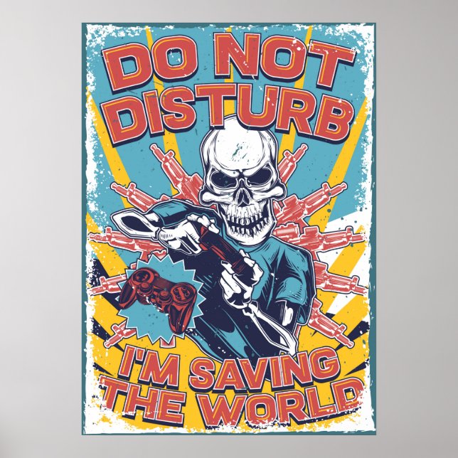 Poster Ne pas déranger (Devant)