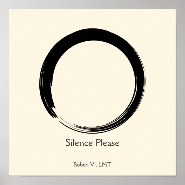 Poster Ne pas déranger le panneau de porte (Devant)