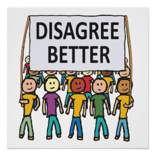 Poster Ne pas être d'accord