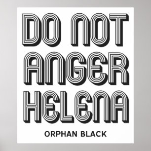 Poster Ne pas irriter Helena