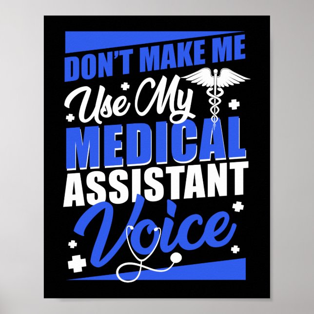 Poster Ne pas me faire utiliser mon assistant Médicale Vo (Devant)