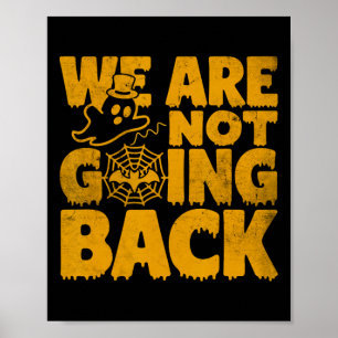 Poster Ne pas revenir Vote Kamala Harris 2024 Halloween G