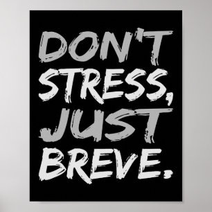 Poster Ne pas stresser Juste Breve Dyslexie Sensibilisati
