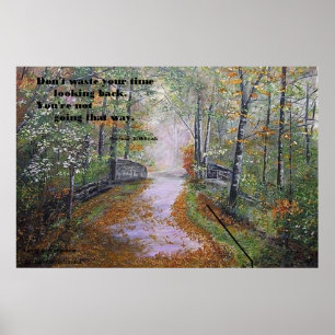 POSTER NE PERDEZ PAS VOTRE TEMPS REGARDANT L'AFFICHE EN