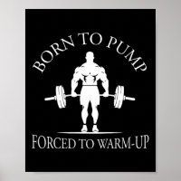 Né pour pomper forcé de s'échauffer Bodybuilding e