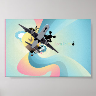 Poster Né pour voler