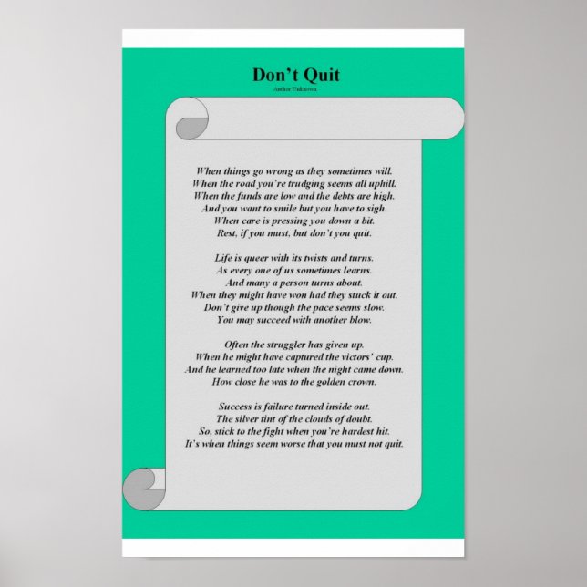 Poster Ne quittez pas (Devant)