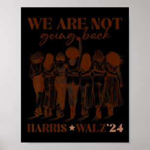 Poster Ne Reviennent Pas Vote Harris Élections Démocratiq
