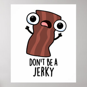 Poster Ne sois pas un jeu de nourriture amusant